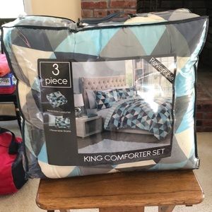 3 Piece King Comforter Set